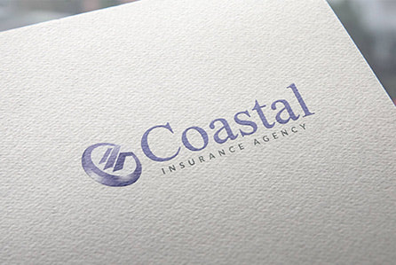 Coastal Insurance Agency logo printed on a paper